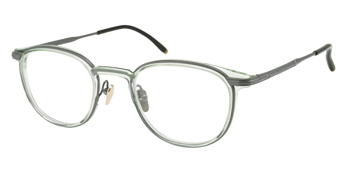Masunaga® AVIOR MSNG-AVIOR-58-Green-BK-49 - 58 Green/BK Eyeglasses