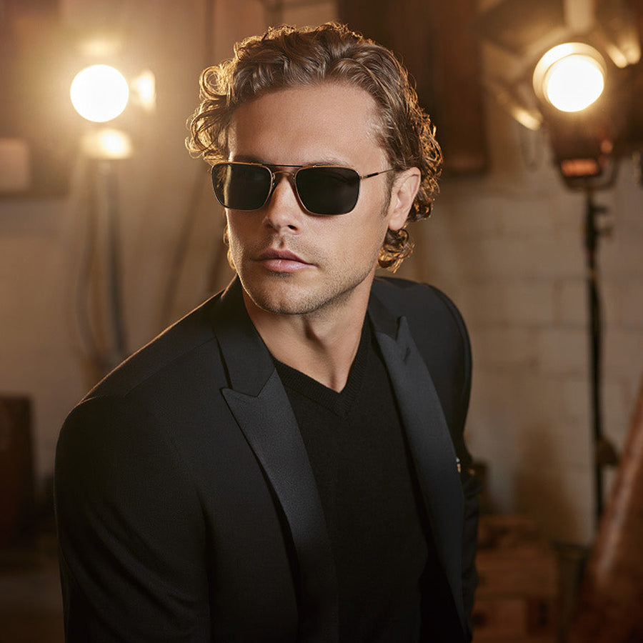 Masunaga® BIRD MSNG BIRD S11 SG GOLD 54 Sunglasses