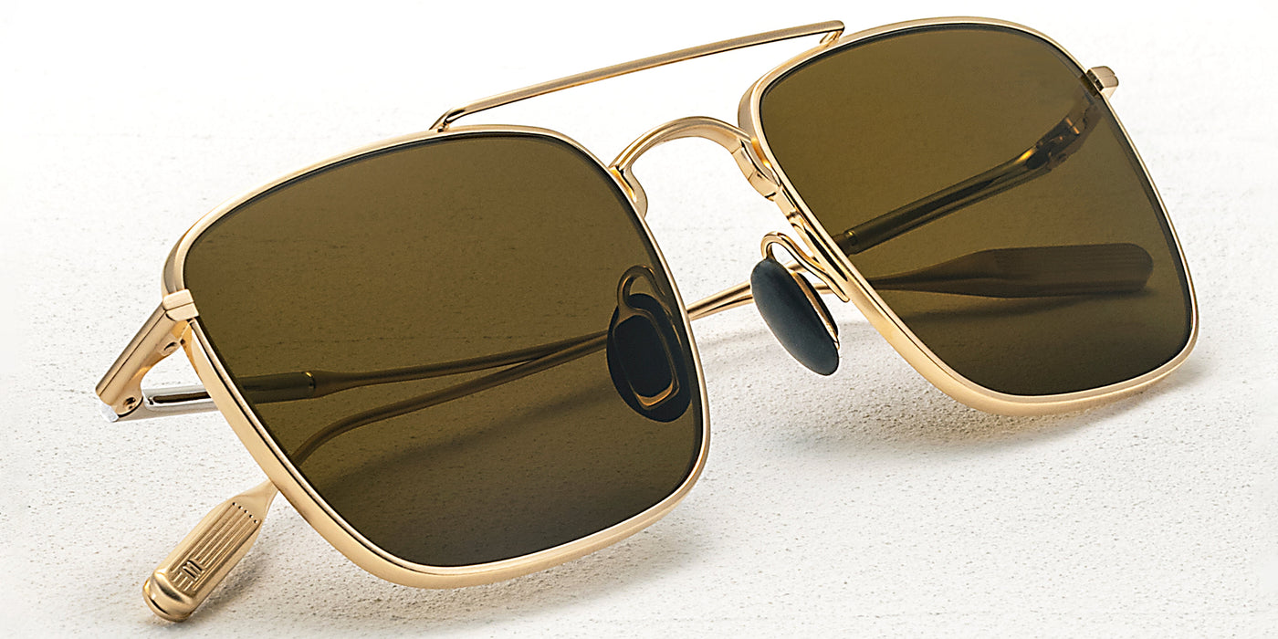 Masunaga® BIRD MSNG BIRD S43 GOLD II 54 Sunglasses