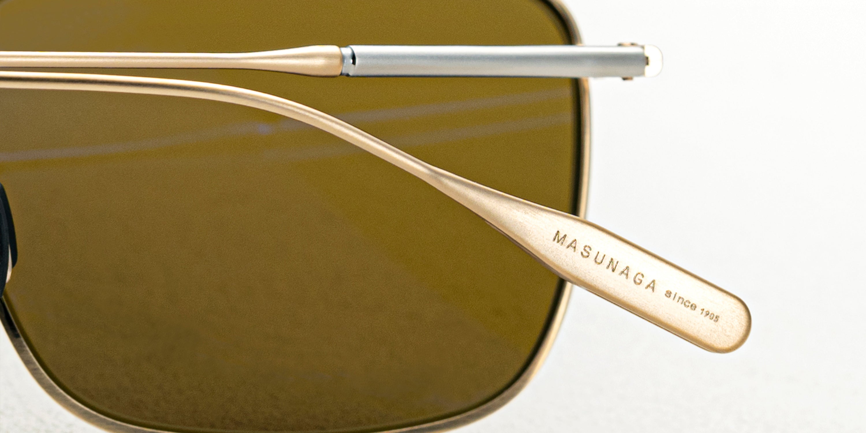 Masunaga® BIRD MSNG BIRD S43 GOLD II 54 Sunglasses