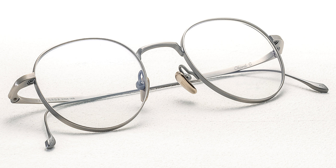 Masunaga® CHORD C MSNG CHORD C PETITE 22 AT SILVER 46 Eyeglasses