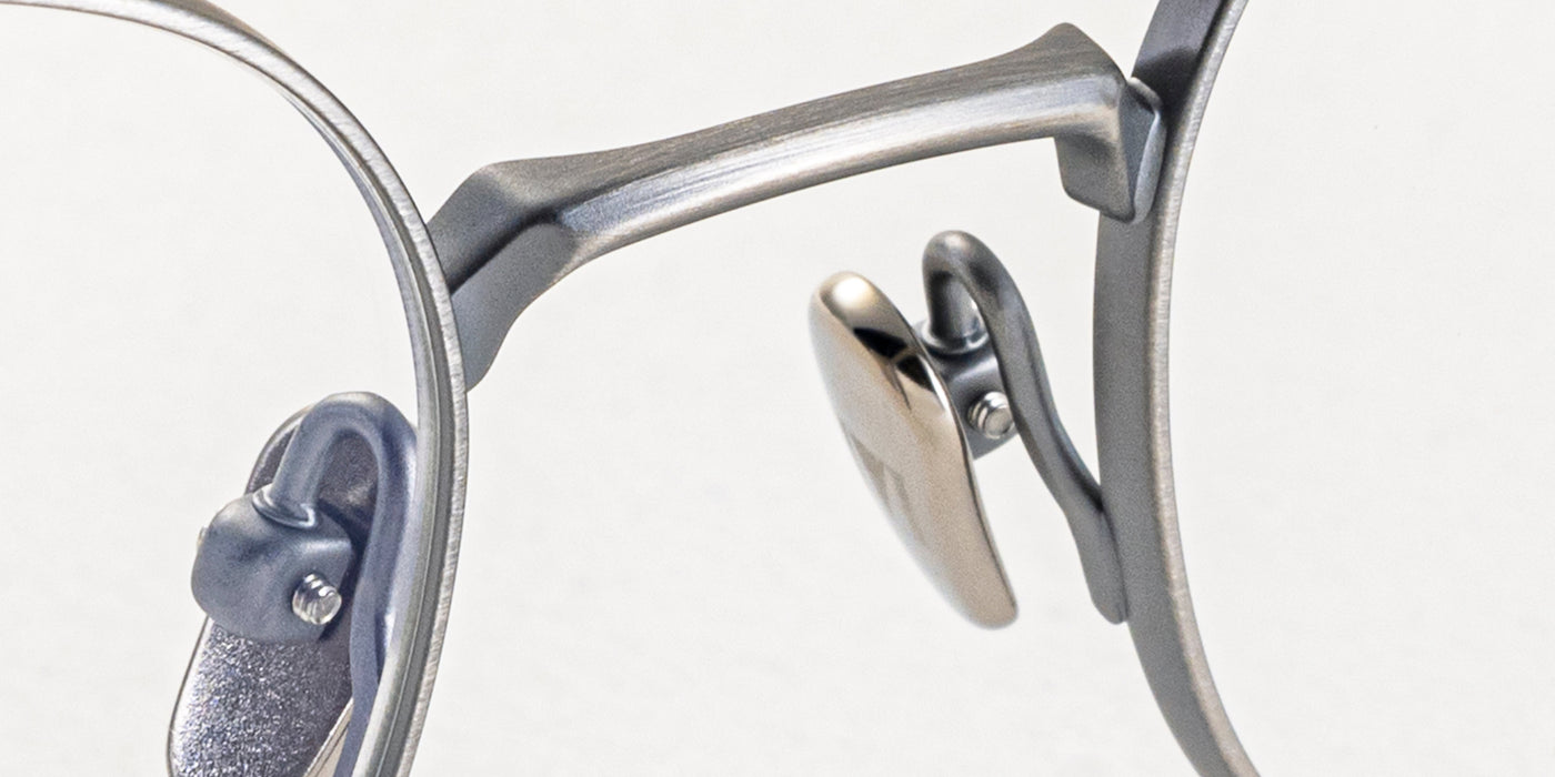 Masunaga® CHORD C MSNG CHORD C PETITE 22 AT SILVER 46 Eyeglasses