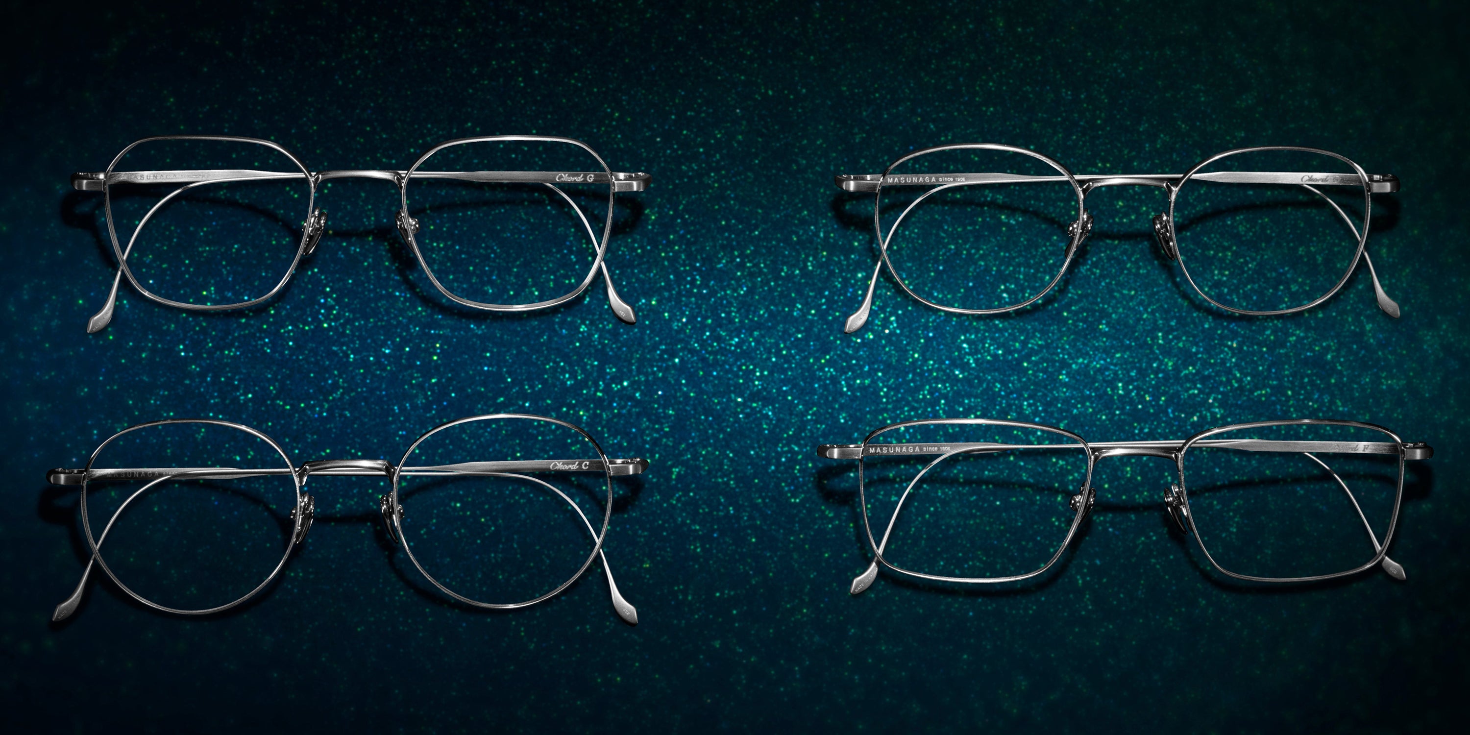 Masunaga® CHORD G MSNG CHORD G 52 SILVER 48 Eyeglasses