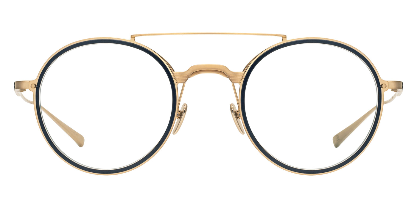 Masunaga® GLIDE MSNG GLIDE 21 GOLD NAVY 47 Eyeglasses