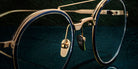 Masunaga® GLIDE MSNG GLIDE 21 GOLD NAVY 47 Eyeglasses