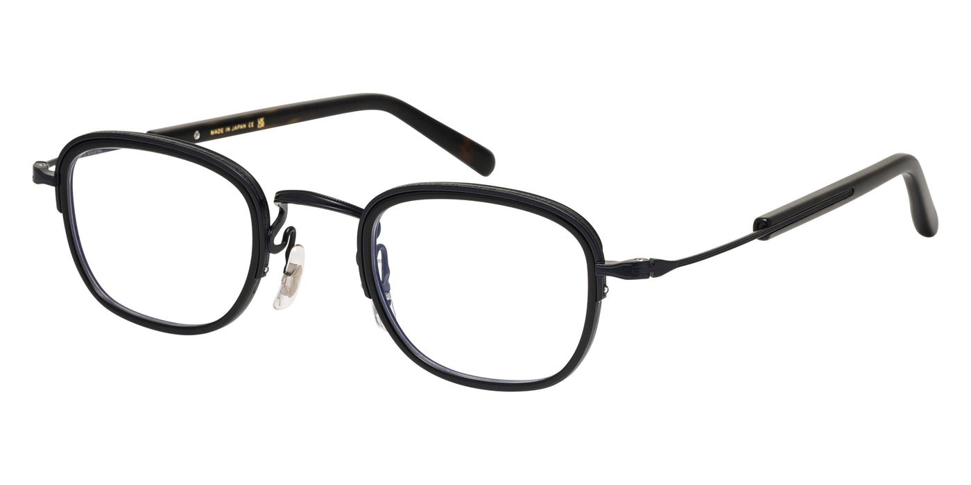Masunaga® GMS-112P MSNG GMS 112P 35 NAVY DEMI 43 Eyeglasses