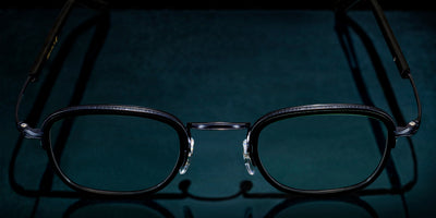 Masunaga® GMS-112P MSNG GMS 112P 35 NAVY DEMI 43 Eyeglasses