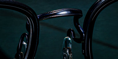 Masunaga® GMS-112P MSNG GMS 112P 35 NAVY DEMI 43 Eyeglasses