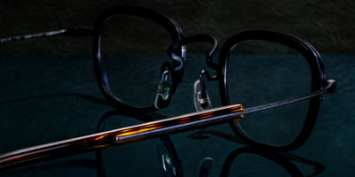 Masunaga® GMS-112P MSNG GMS 112P 35 NAVY DEMI 43 Eyeglasses