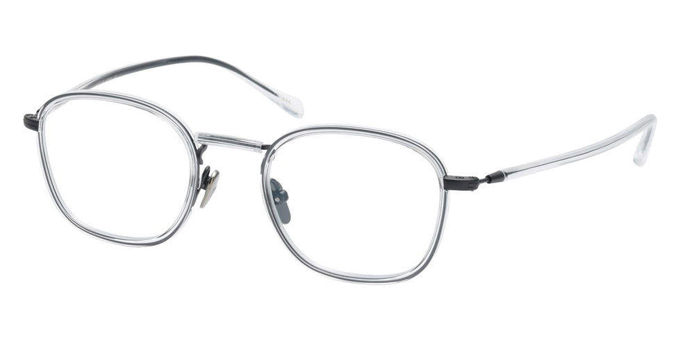 Masunaga® GMS-121TS Eyeglasses - 34 Clear/Black
