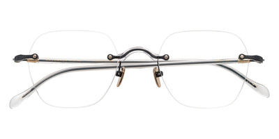 Masunaga® GMS-122T MSNG GMS 122T 10 CRYSTAL BK 50 Eyeglasses