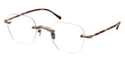Masunaga® GMS-122T MSNG GMS 122T 23 DEMI AT GOLD 50 Eyeglasses