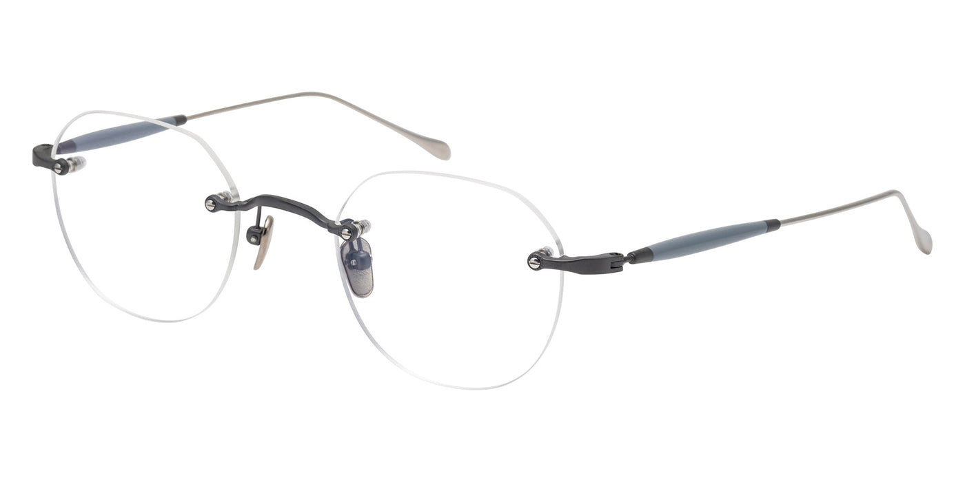 Masunaga® GMS-126T MSNG GMS 126T 19 BLACK 47 Eyeglasses