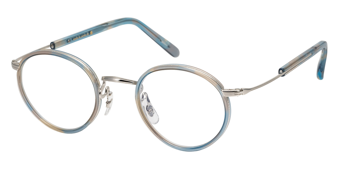 Masunaga® GMS-127 MSNG GMS 127 25 BL BR 45 Eyeglasses