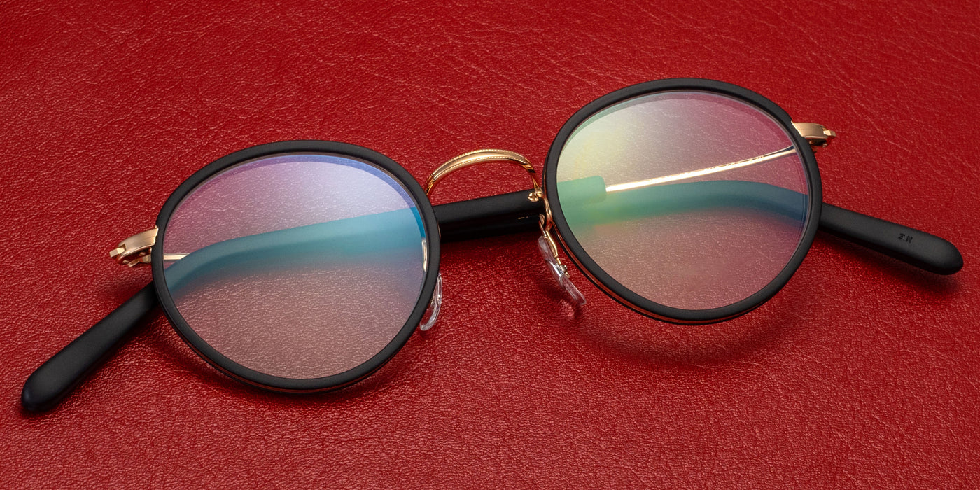 Masunaga® GMS-127 MSNG GMS 127 39 BK 45 Eyeglasses