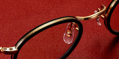 Masunaga® GMS-127 MSNG GMS 127 39 BK 45 Eyeglasses