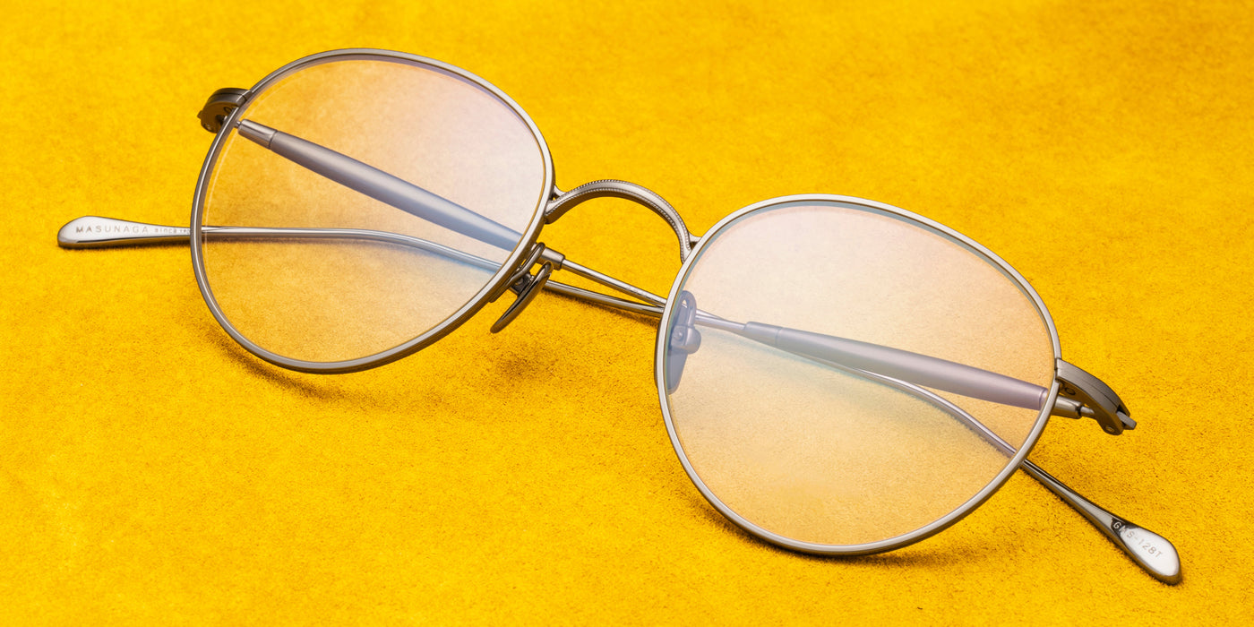 Masunaga® GMS-128T MSNG GMS 128T 19 BLACK 48 Eyeglasses