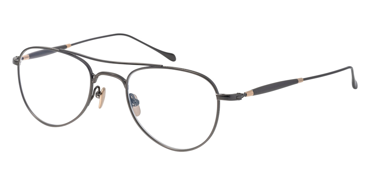 Masunaga® GMS-129T MSNG GMS 129T 19 BLACK 48 Eyeglasses