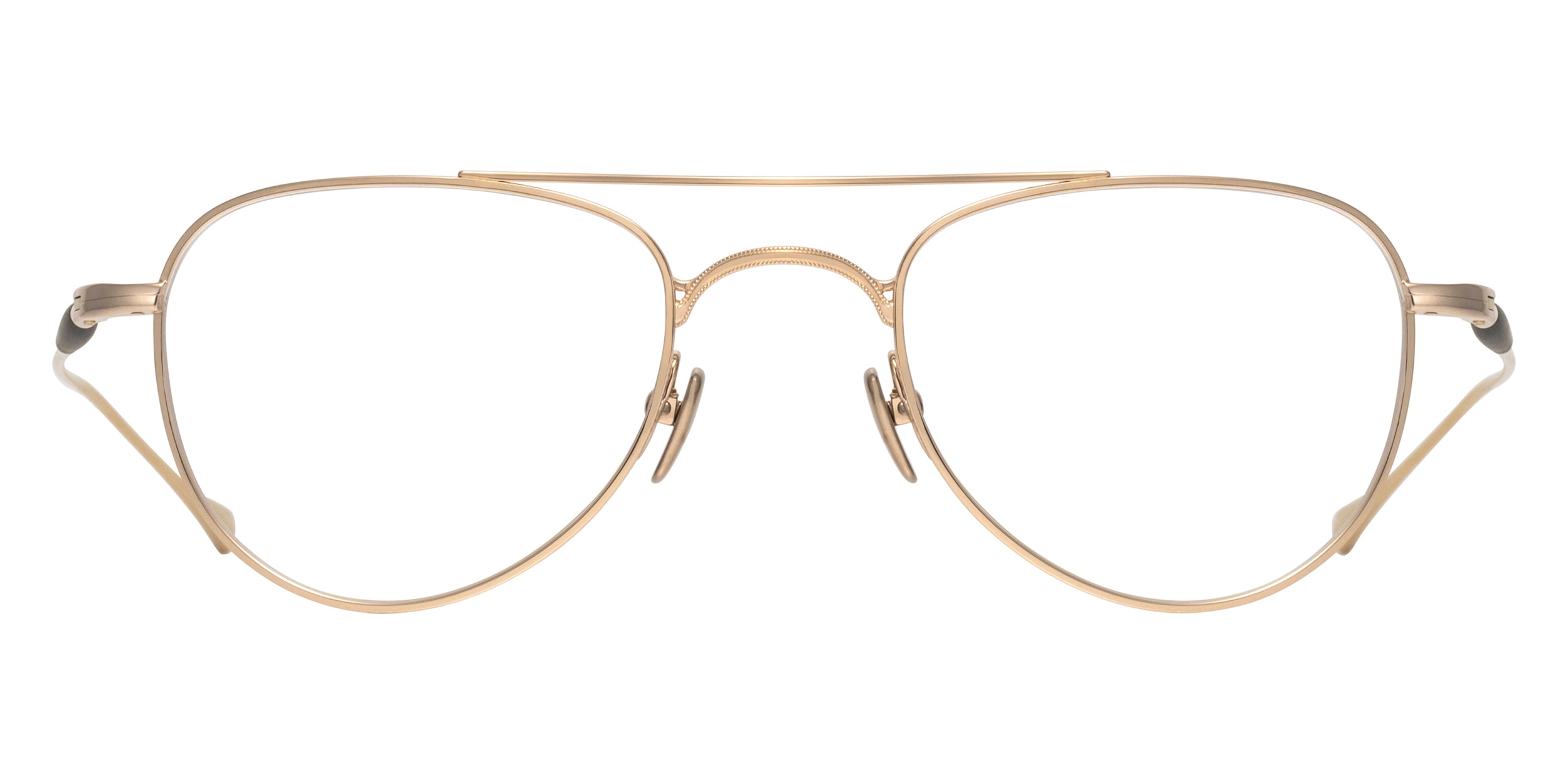 Masunaga® GMS-129T MSNG GMS 129T 21 GOLD 48 Eyeglasses