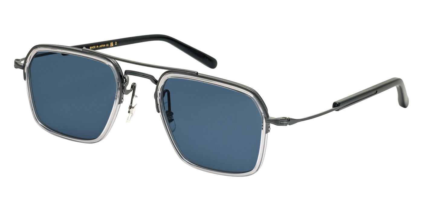 Masunaga® GMS-130P SUN MSNG GMS 130P SUN S24 CLEAR GRY 49 Sunglasses