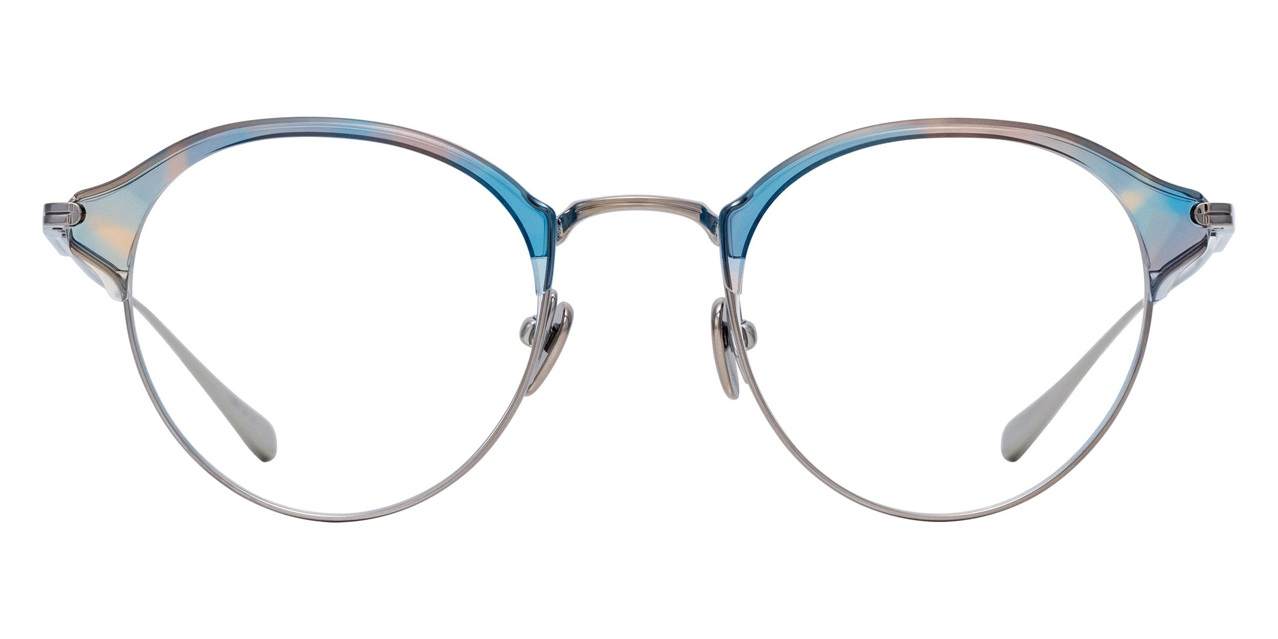 Masunaga® GRACE MSNG GRACE 15 BL BR SILVER 47 Eyeglasses