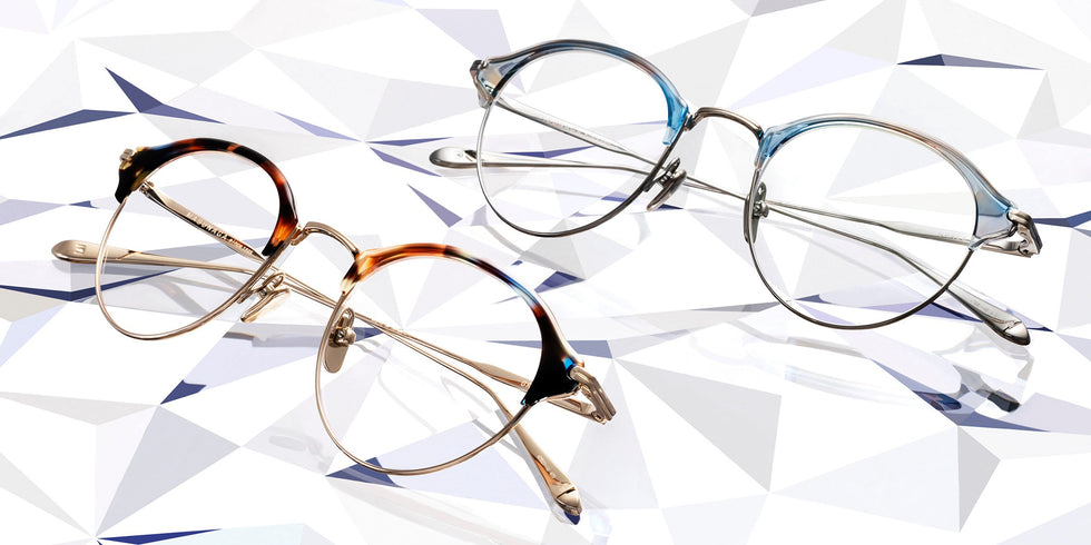 Masunaga® GRACE MSNG GRACE 15 BL BR SILVER 47 Eyeglasses