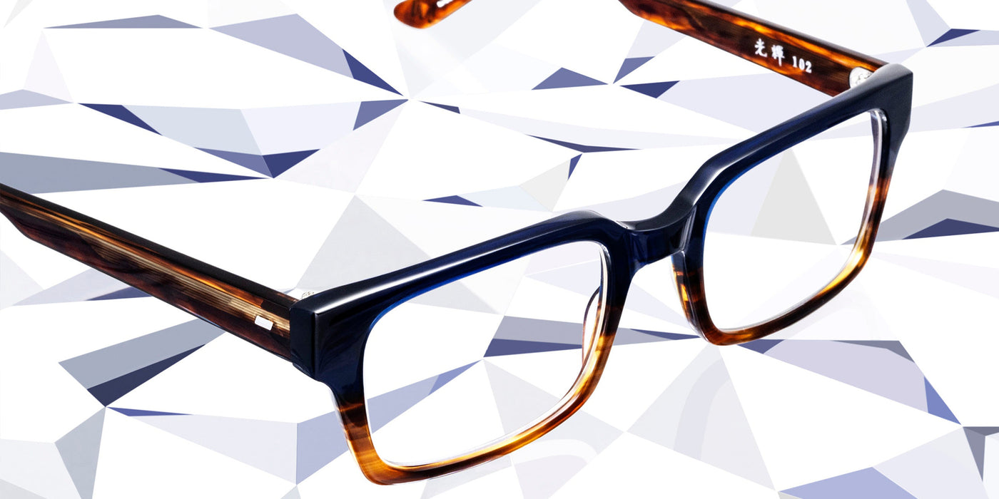 Masunaga® KOUKI 102 MSNG KOUKI 102 35 BL DEMI 52 Eyeglasses