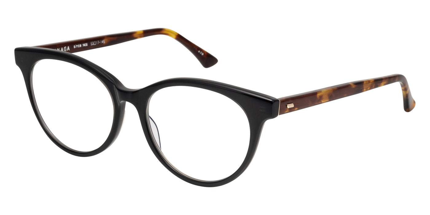 Masunaga® KOUKI 104 MSNG KOUKI 104 39 BK DEMI 53 Eyeglasses