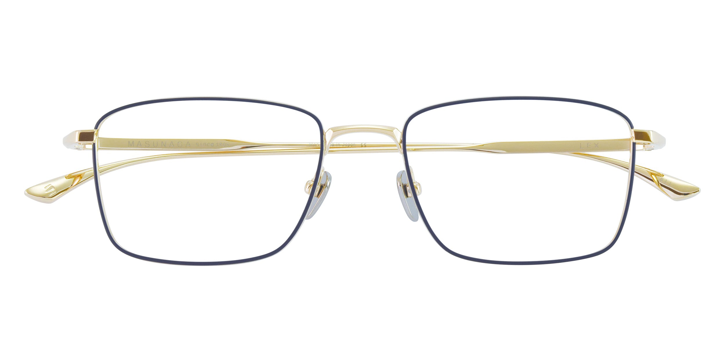 Masunaga® LEX MSNG LEX 11 GOLD NAVY 51 Eyeglasses