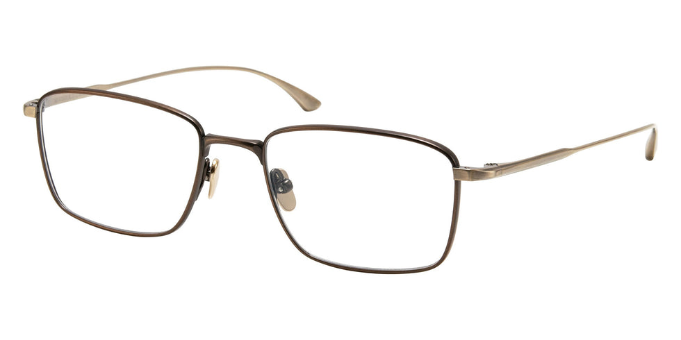 Masunaga® LEX MSNG LEX 53 BROWN AT GOLD 51 Eyeglasses