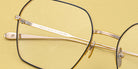 Masunaga® MARGOT MSNG MARGOT 45 GOLD NAVY 54 Eyeglasses