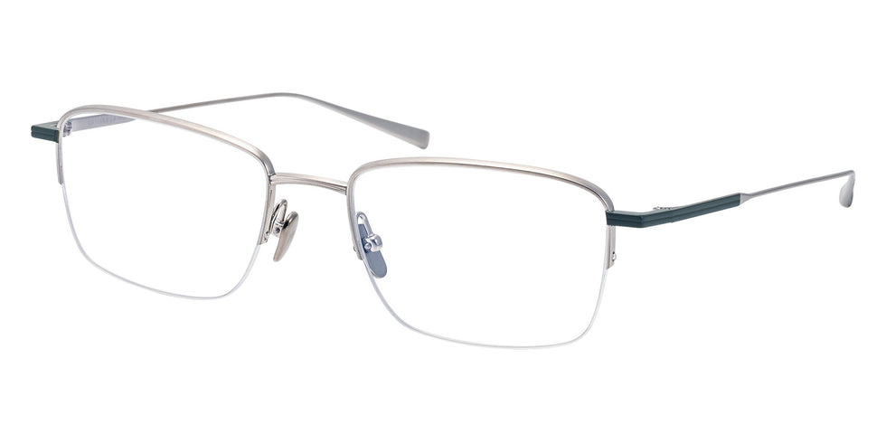 Masunaga® MIES II MSNG MIES II 32 SILVER KHAKI 53 Eyeglasses