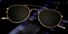 Masunaga® MONK MSNG MONK S11 GOLD 52 Sunglasses