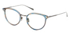 Masunaga® ODETTE MSNG ODETTE 15 BL BR BK SILVER 50 Eyeglasses