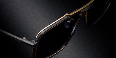 Masunaga® TOBI MSNG TOBI S29 BK SILVER 55 Sunglasses