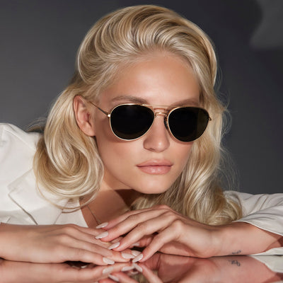 Masunaga® TRANE MSNG TRANE S11 GOLD 55 Sunglasses