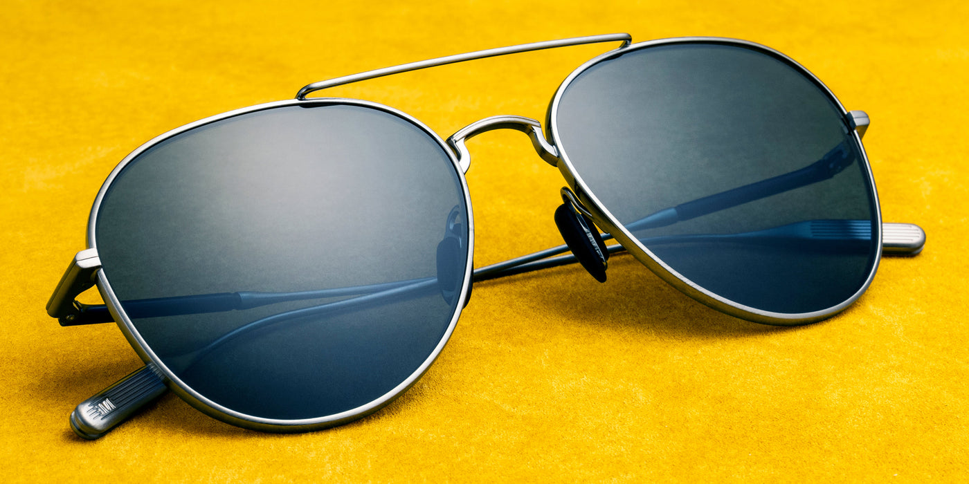 Masunaga® TRANE MSNG TRANE S22 SILVER 55 Sunglasses