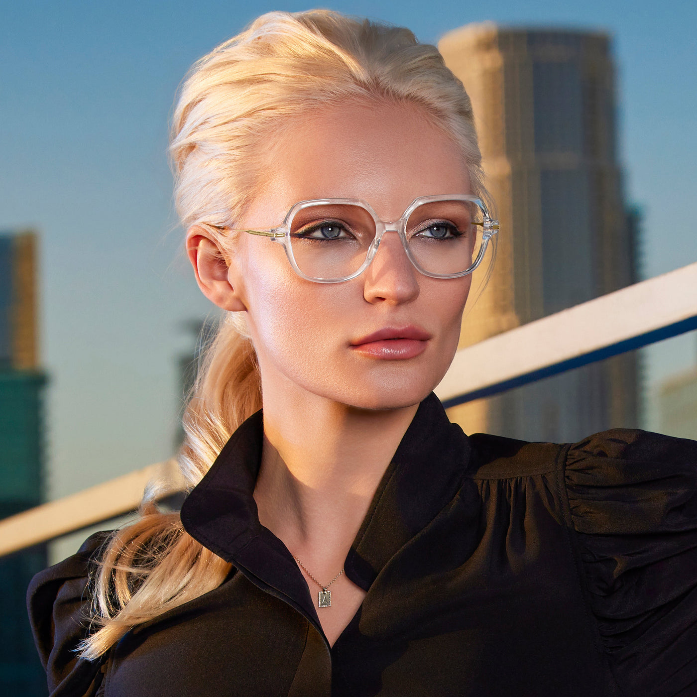 Masunaga® VIVACE MSNG VIVACE 30 CLEAR 53 Eyeglasses