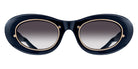 Matsuda® 10604H MTD 10604H Dark Navy Crystal 49 Sunglasses - Dark Navy Crystal/Grey Gradient