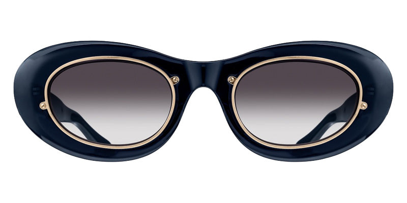 Matsuda® 10604H MTD 10604H Dark Navy Crystal 49 Sunglasses - Dark Navy Crystal/Grey Gradient