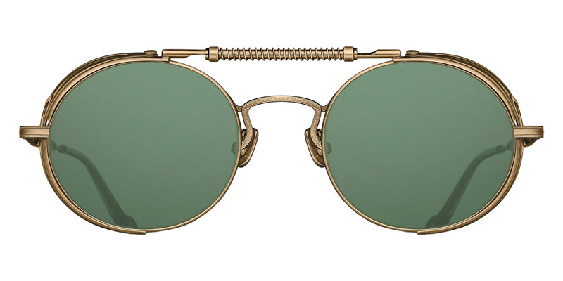 Matsuda® 2809H-V2 MTD 2809H-V2 Antique Gold/Bottle Green 52 Sunglasses - Antique Gold/Bottle Green/G-15