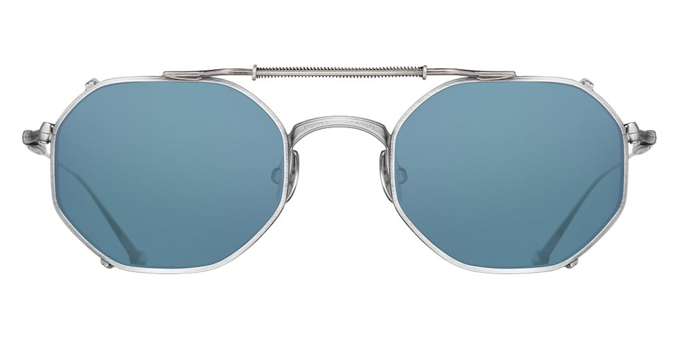 Matsuda® CL3086 CLIP MTD CL3086 AntSlvr-Bl Gr 46 - Antique Silver / Blue Grey Sunglasses