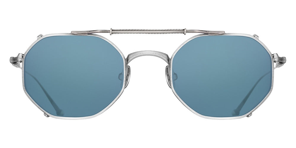Matsuda® CL3086 CLIP MTD CL3086 AntSlvr-Bl Gr 46 - Antique Silver / Blue Grey Sunglasses