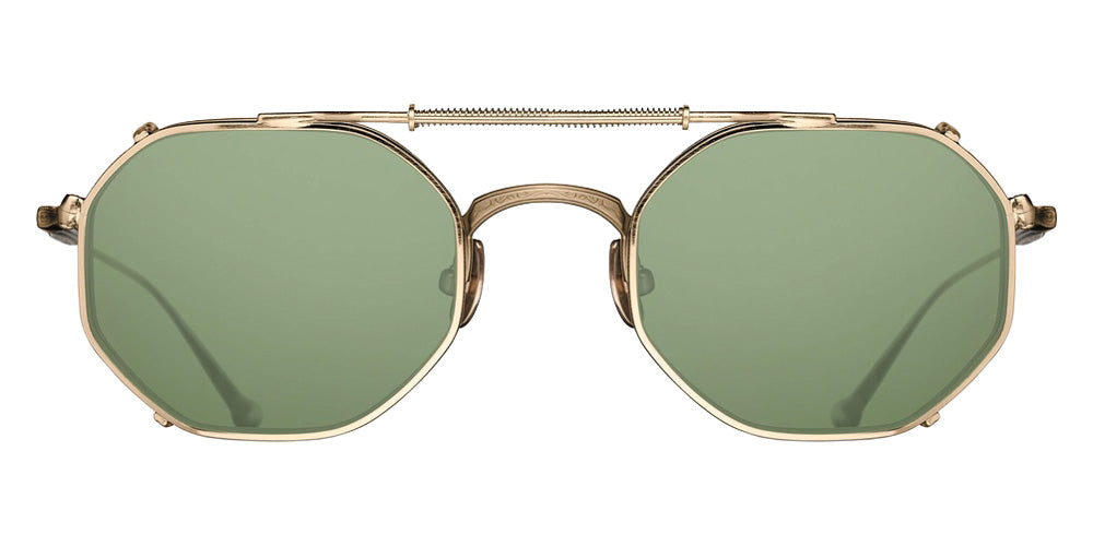 Matsuda® CL3086 CLIP MTD CL3086 Brshd Gld-Sg Grn 46 - Brushed Gold / Sage Green Sunglasses