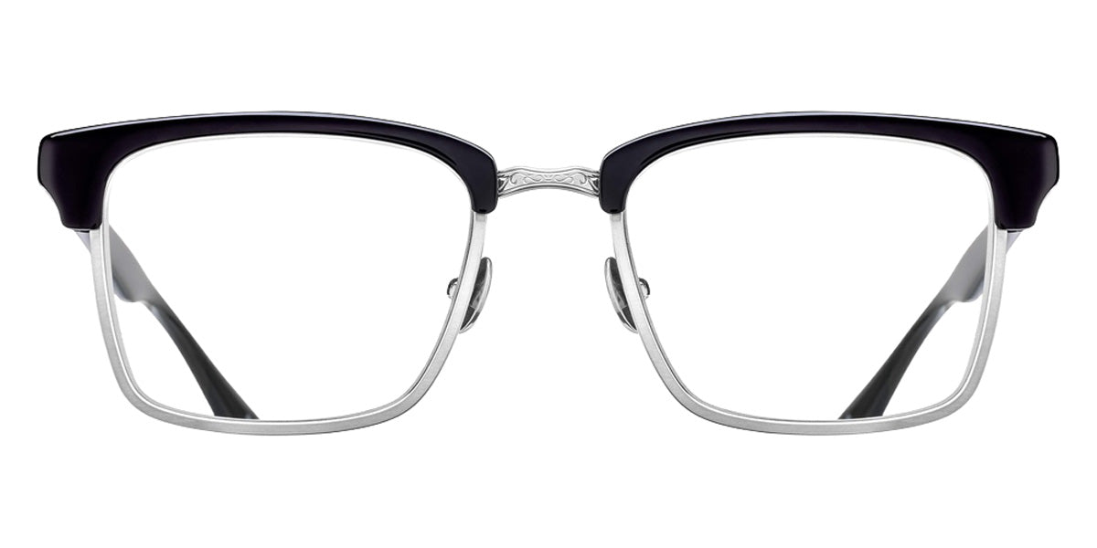 Matsuda® M2063 Eyeglasses - BLACK/BRUSHED SILVER