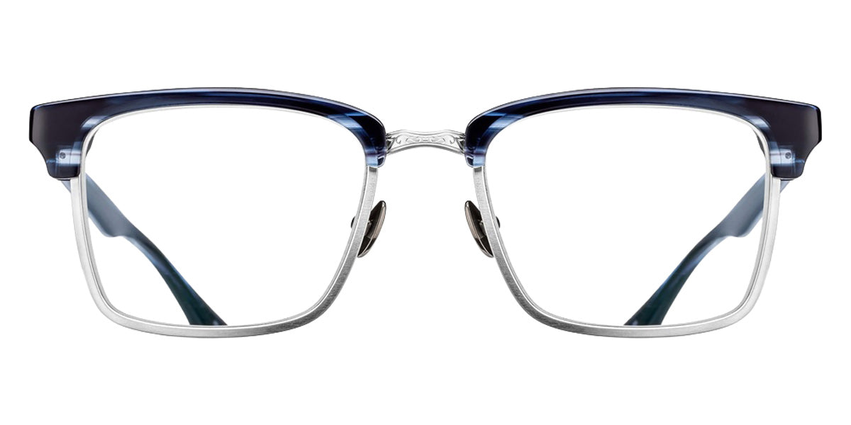 Matsuda® M2063 Eyeglasses - BLUE DEMI/BRUSHED SILVER