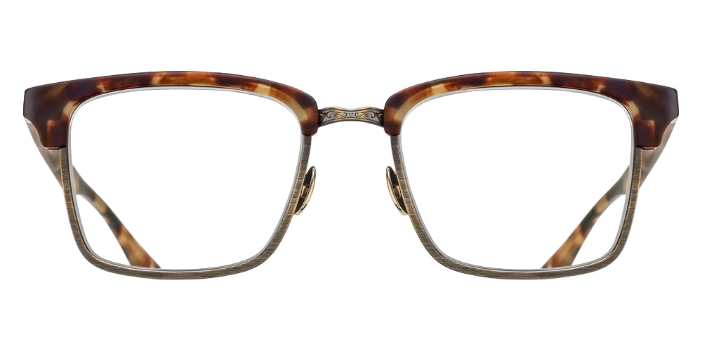 Matsuda® M2063 Eyeglasses - Matte Brown-Antique Gold