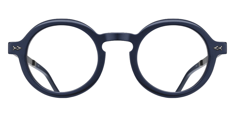 Matsuda® M2067 Eyeglasses - MATTE NAVY/ANTIQUE SILVER