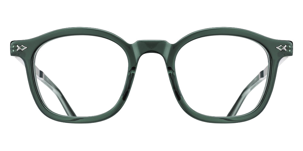 Matsuda® M2068 Eyeglasses - Bottle Green-Brushed Silver