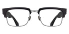Matsuda® M2071 MTD M2071 Black/Brushed Silver 53 Eyeglasses - Black/Brushed Silver